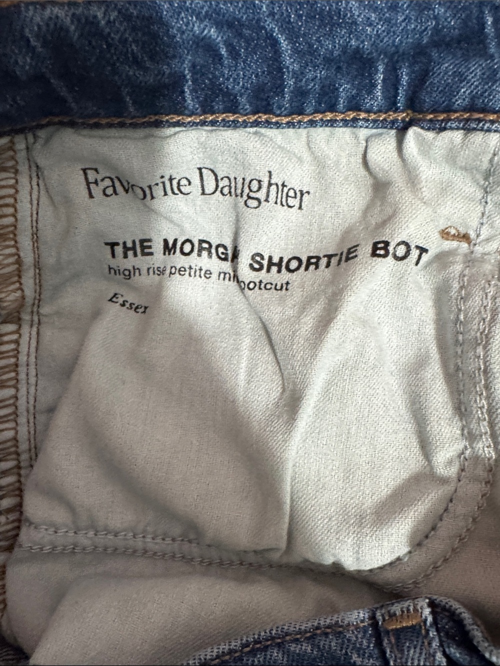 Favorite Daughter THE SHORTIE MORGAN HIGH RISE STRAIGHT Size 26 NWT - Picture 10 of 11